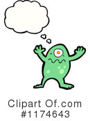 Monster Clipart #1174643 by lineartestpilot