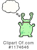 Monster Clipart #1174646 by lineartestpilot