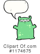 Monster Clipart #1174675 by lineartestpilot