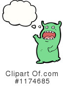 Monster Clipart #1174685 by lineartestpilot