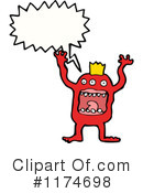 Monster Clipart #1174698 by lineartestpilot