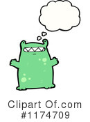 Monster Clipart #1174709 by lineartestpilot