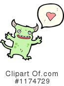 Monster Clipart #1174729 by lineartestpilot
