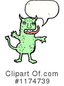 Monster Clipart #1174739 by lineartestpilot