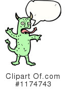 Monster Clipart #1174743 by lineartestpilot