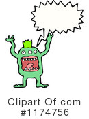 Monster Clipart #1174756 by lineartestpilot