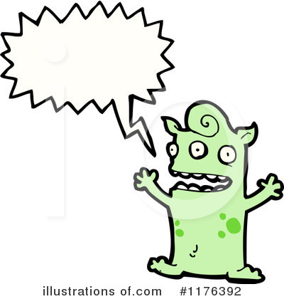 Royalty-Free (RF) Monster Clipart Illustration by lineartestpilot - Stock Sample #1176392