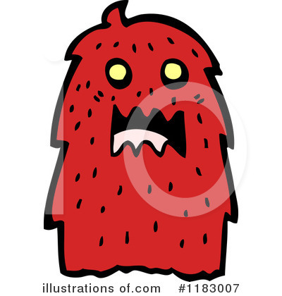 Furry Monster Clipart #1183007 by lineartestpilot