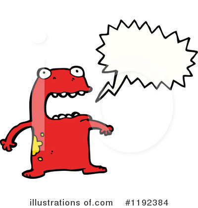 Royalty-Free (RF) Monster Clipart Illustration by lineartestpilot - Stock Sample #1192384