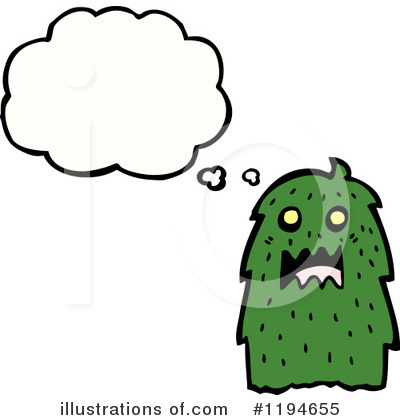 Royalty-Free (RF) Monster Clipart Illustration by lineartestpilot - Stock Sample #1194655