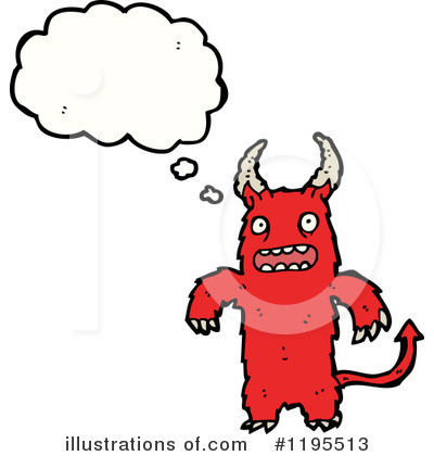 Royalty-Free (RF) Monster Clipart Illustration by lineartestpilot - Stock Sample #1195513
