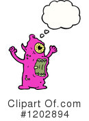 Monster Clipart #1202894 by lineartestpilot