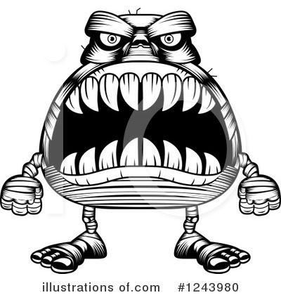 Royalty-Free (RF) Monster Clipart Illustration by Cory Thoman - Stock Sample #1243980