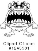 Monster Clipart #1243981 by Cory Thoman