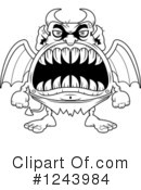 Monster Clipart #1243984 by Cory Thoman