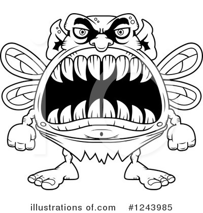 Royalty-Free (RF) Monster Clipart Illustration by Cory Thoman - Stock Sample #1243985