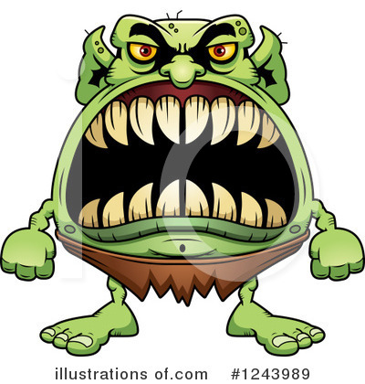 Royalty-Free (RF) Monster Clipart Illustration by Cory Thoman - Stock Sample #1243989