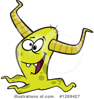 Royalty-Free (RF) Monster Clipart Illustration by toonaday - Stock Sample #1269427