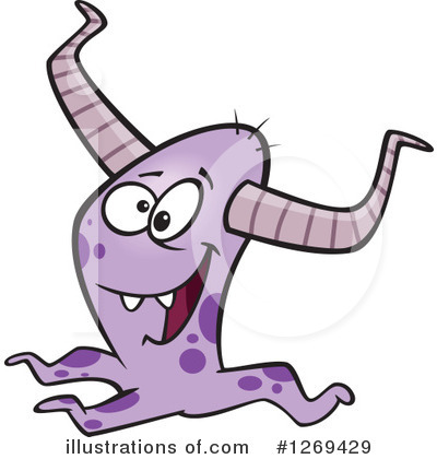 Royalty-Free (RF) Monster Clipart Illustration by toonaday - Stock Sample #1269429