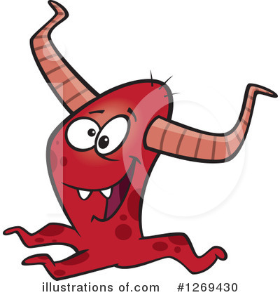 Royalty-Free (RF) Monster Clipart Illustration by toonaday - Stock Sample #1269430