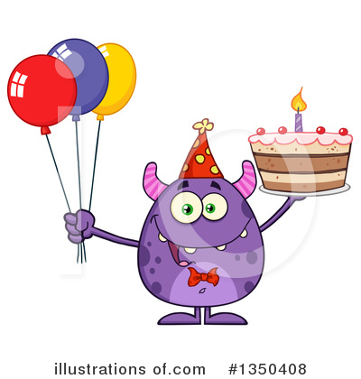 Birthday Cake Clipart #1350408 by Hit Toon