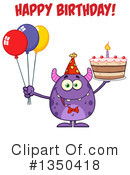 Monster Clipart #1350418 by Hit Toon
