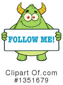 Monster Clipart #1351679 by Hit Toon