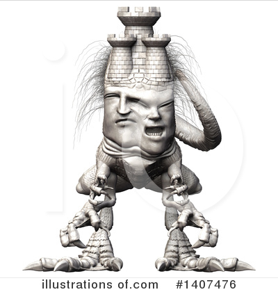 Royalty-Free (RF) Monster Clipart Illustration by Leo Blanchette - Stock Sample #1407476