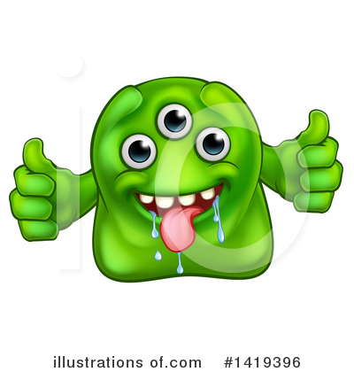 Germs Clipart #1419396 by AtStockIllustration