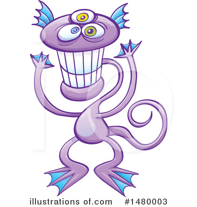 Royalty-Free (RF) Monster Clipart Illustration by Zooco - Stock Sample #1480003