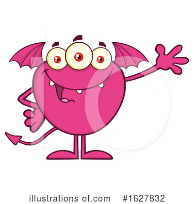 Royalty-Free (RF) Monster Clipart Illustration by Hit Toon - Stock Sample #1627832