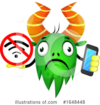 Royalty-Free (RF) Monster Clipart Illustration by Morphart Creations - Stock Sample #1648448