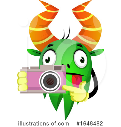 Green Monster Clipart #1648482 by Morphart Creations