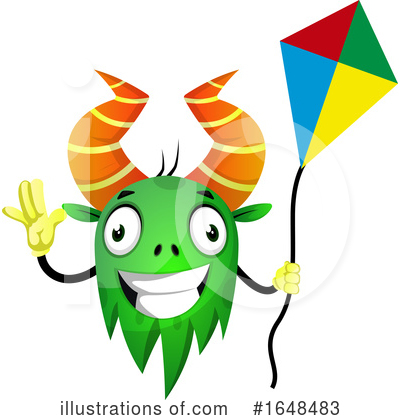 Green Monster Clipart #1648483 by Morphart Creations
