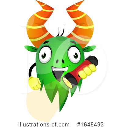 Green Monster Clipart #1648493 by Morphart Creations