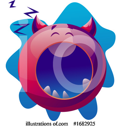 Royalty-Free (RF) Monster Clipart Illustration by Morphart Creations - Stock Sample #1682925