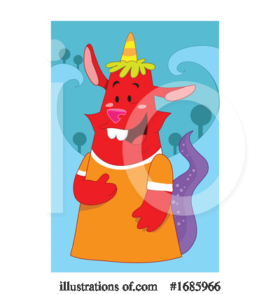 Royalty-Free (RF) Monster Clipart Illustration by Morphart Creations - Stock Sample #1685966