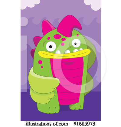 Royalty-Free (RF) Monster Clipart Illustration by Morphart Creations - Stock Sample #1685973