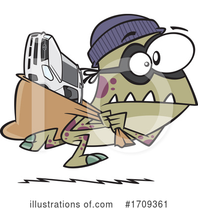 Royalty-Free (RF) Monster Clipart Illustration by toonaday - Stock Sample #1709361