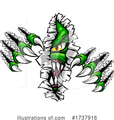 Royalty-Free (RF) Monster Clipart Illustration by AtStockIllustration - Stock Sample #1737916