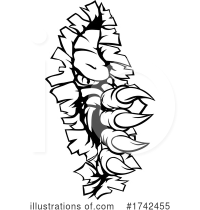 Royalty-Free (RF) Monster Clipart Illustration by AtStockIllustration - Stock Sample #1742455