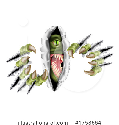 Royalty-Free (RF) Monster Clipart Illustration by AtStockIllustration - Stock Sample #1758664