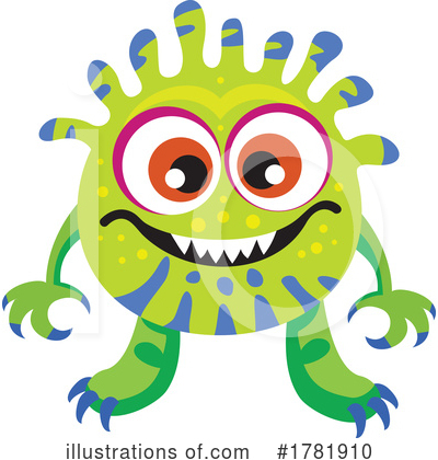 Royalty-Free (RF) Monster Clipart Illustration by Vector Tradition SM - Stock Sample #1781910