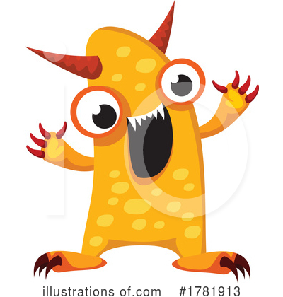 Monster Clipart #1781913 by Vector Tradition SM