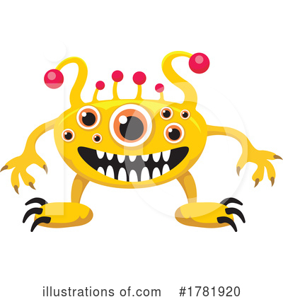 Monster Clipart #1781920 by Vector Tradition SM
