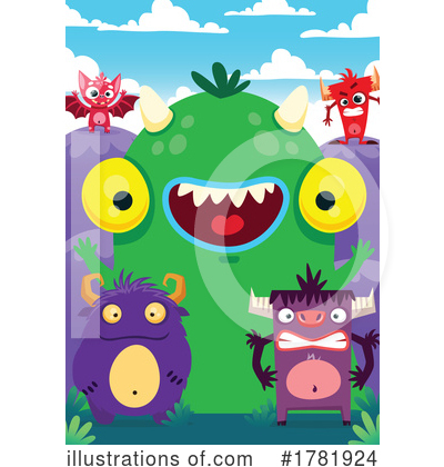 Monster Clipart #1781924 by Vector Tradition SM