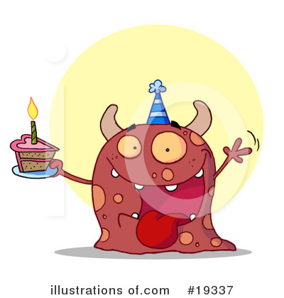 Royalty-Free (RF) Monster Clipart Illustration by Hit Toon - Stock Sample #19337