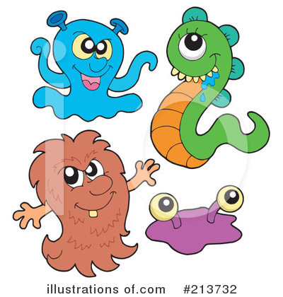 Monsters Clipart #213732 by visekart
