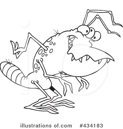 Royalty-Free (RF) Monster Clipart Illustration by toonaday - Stock Sample #434183