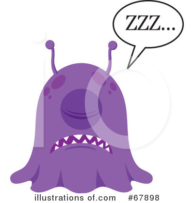 Royalty-Free (RF) Monster Clipart Illustration by Rosie Piter - Stock Sample #67898